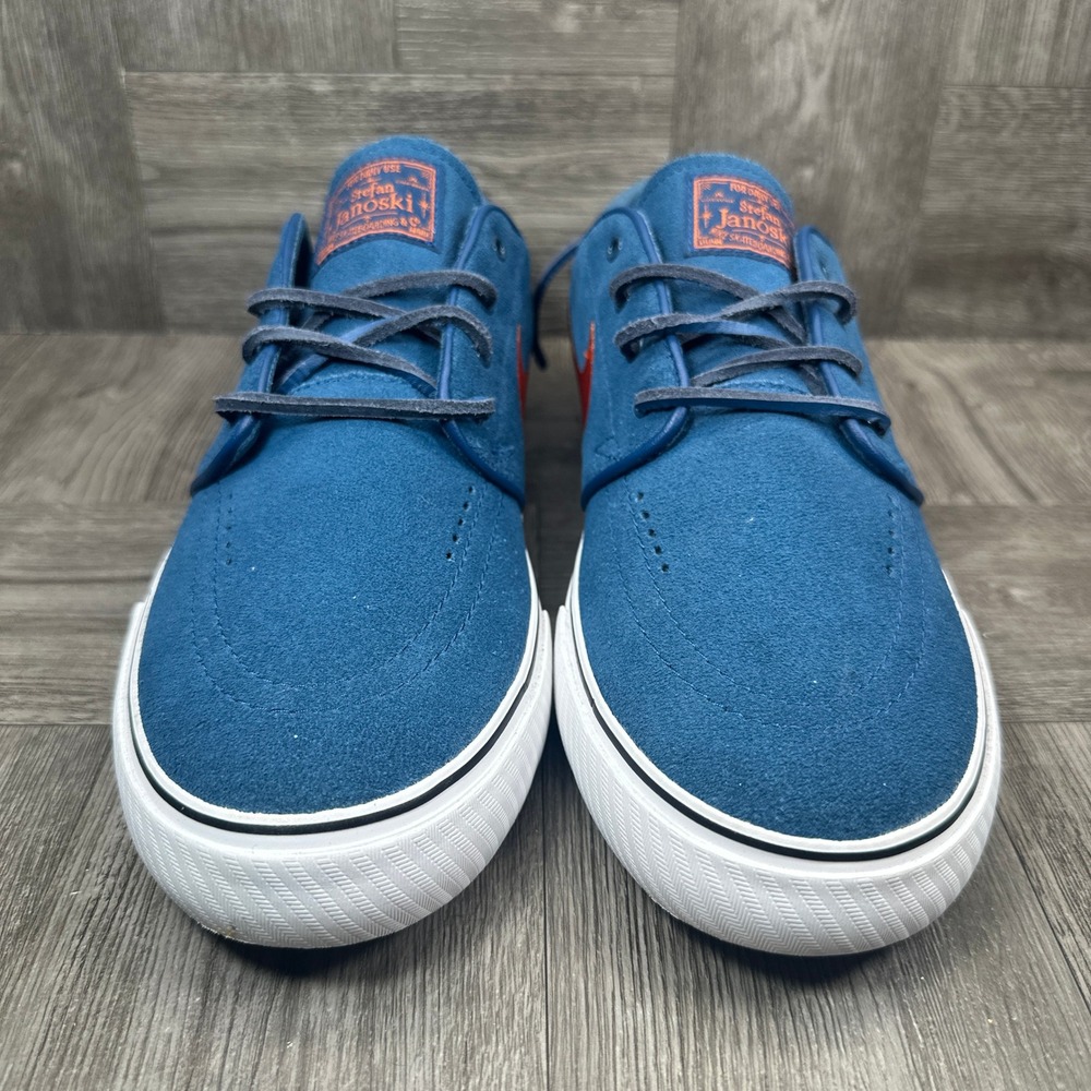 Nike SB Stefan Janoski Women's 9.5 Blue Suede Low Top Skate NEW FD6757-401 - Picture 4 of 8